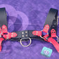 Premade Biothane H-Harness Size 1 Black and True Red