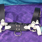 Premade Biothane H-Harness Size 2 Black and White