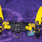 Premade Biothane H-Harness Size 1.5 Black and Yellow